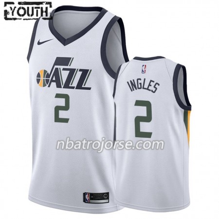 Barn Utah Jazz Tröja Joe Ingles 2 2019-20 Nike Association Edition Swingman